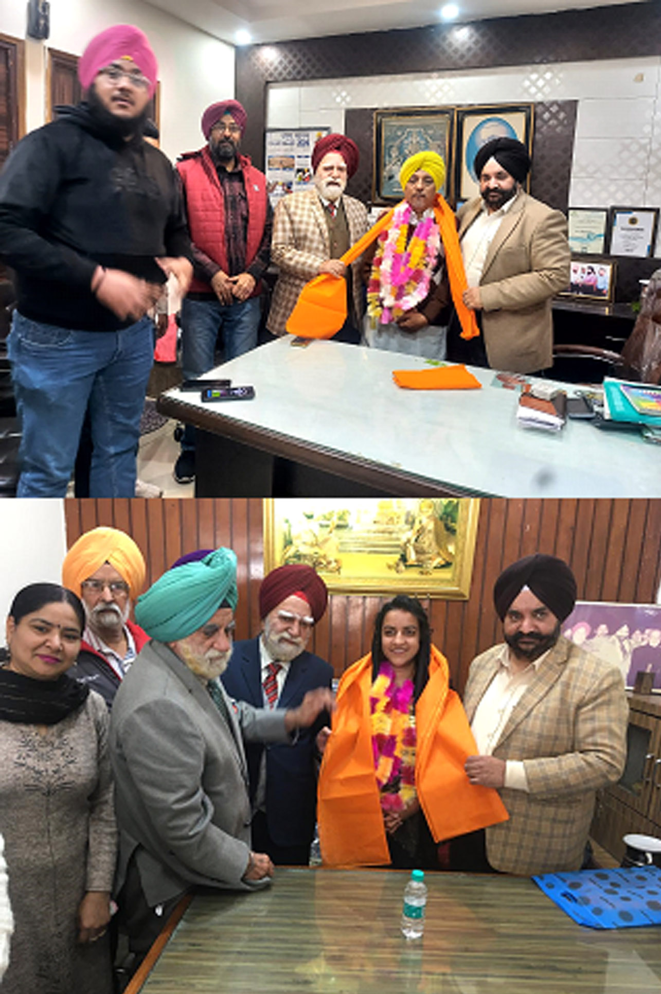 Khukhrain community honored Gunjan Chadha and Angrez Singh